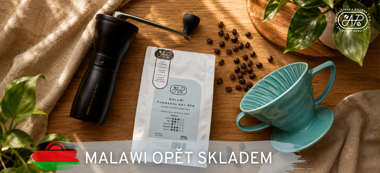 Káva Malawi OPĚT SKLADEM