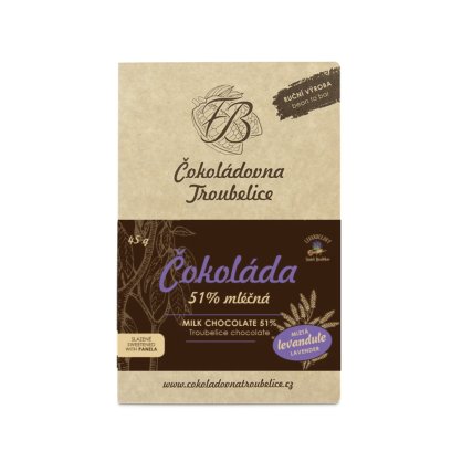troubelice čokoláda levandule