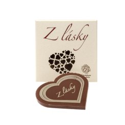 čokoládové srdce