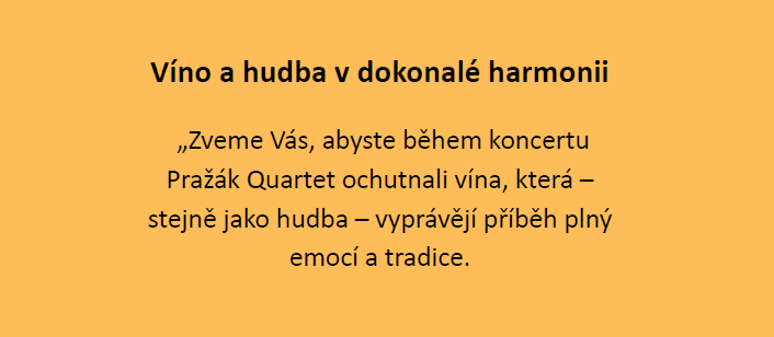 Apelace Wines přijala pozvání na prestižní festival Pražák Quartet