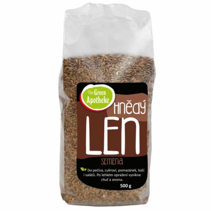 len hnědý