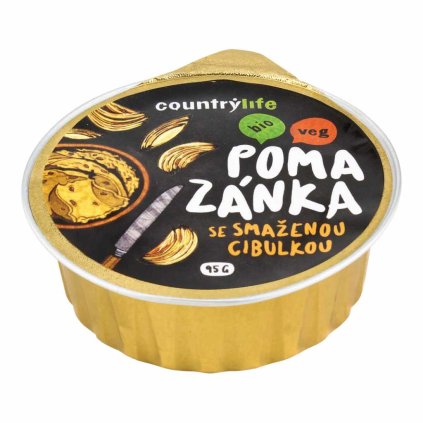 BIO pomazánka se smaženou cibulkou