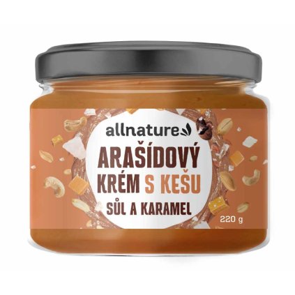 Arašídový krém s kešu solí a karamelem