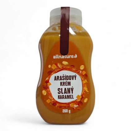 Arašídový krém slaný karamel
