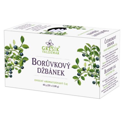 ovocný čaj borůvkový džbánek