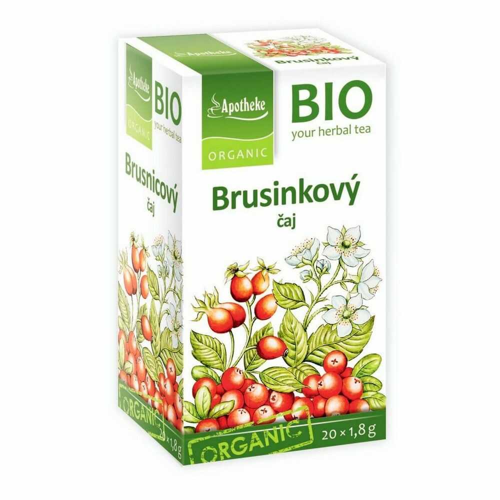 Levně Apotheke BIO Bylinný čaj Brusinkový