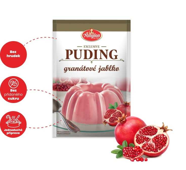 Amylon Exclusive puding granátové jablko 40g