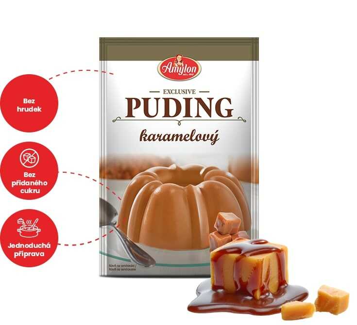 Amylon Exclusive puding karamelový 40g