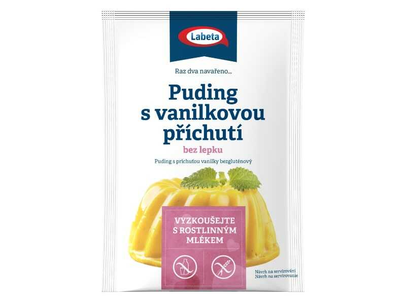 Levně Labeta Puding s vanilkovou příchutí bez lepku 40g