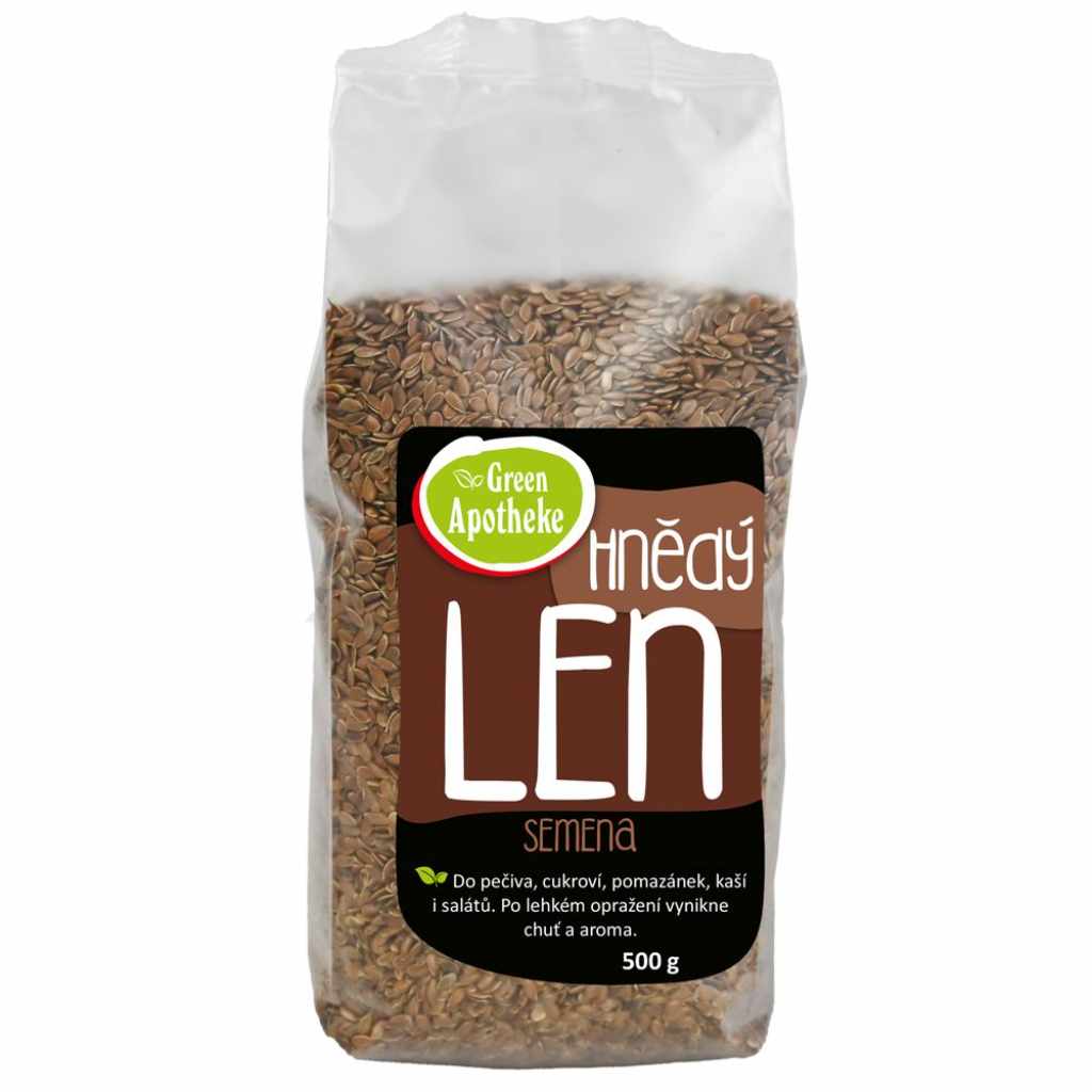 Levně Green Apotheke Len hnědý 500g EXP 06/2026