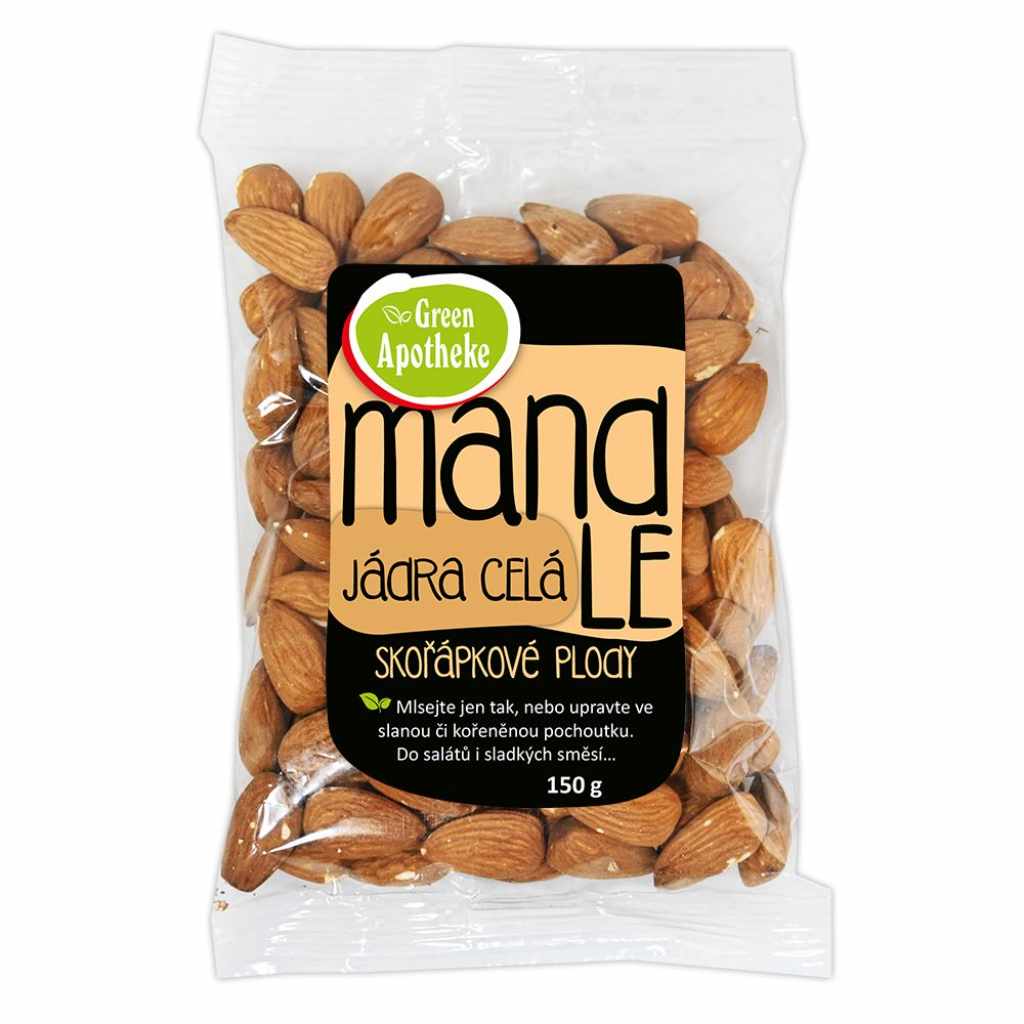 Green Apotheke Mandle jádra celá neloupaná 150g