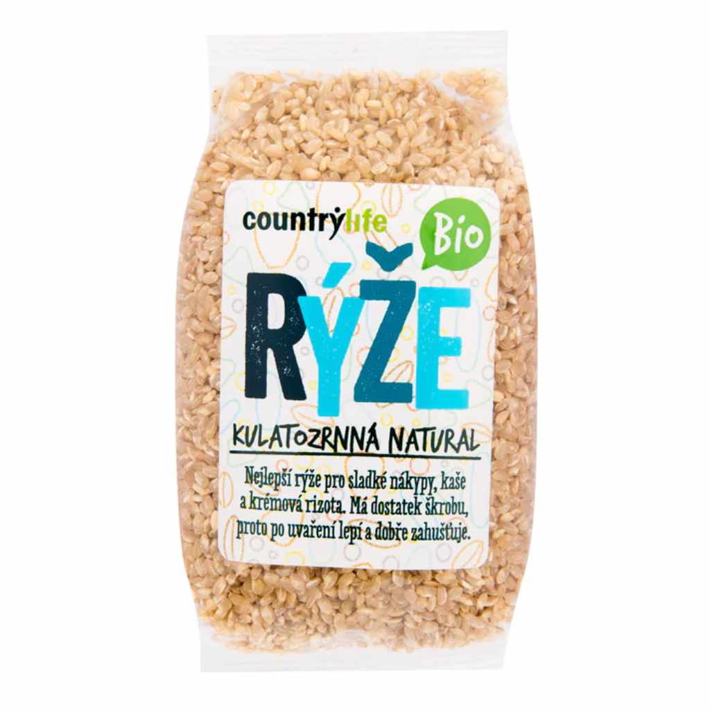 COUNTRY LIFE BIO rýže kulatozrnná natural 500g
