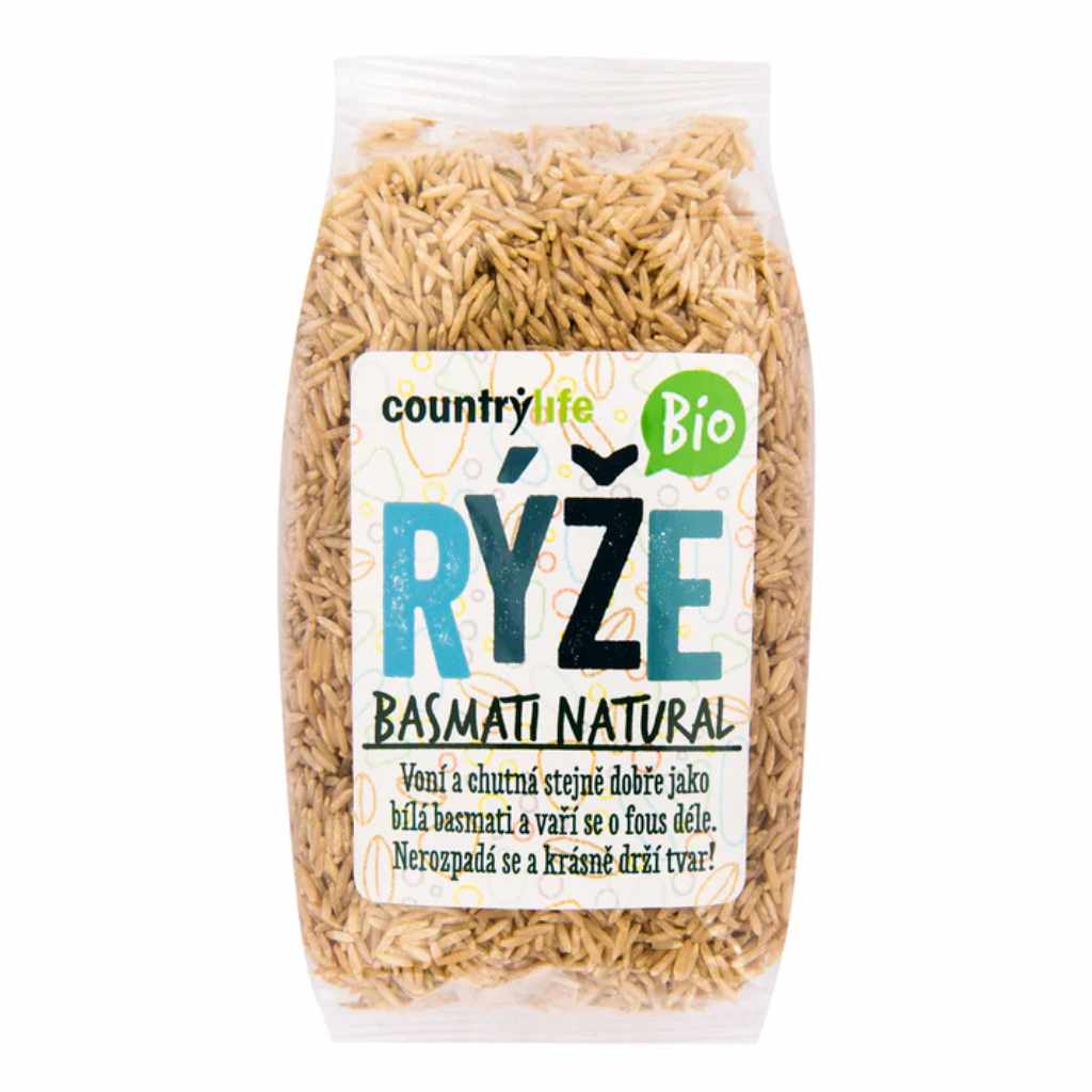 Levně COUNTRY LIFE BIO rýže basmati natural 500g