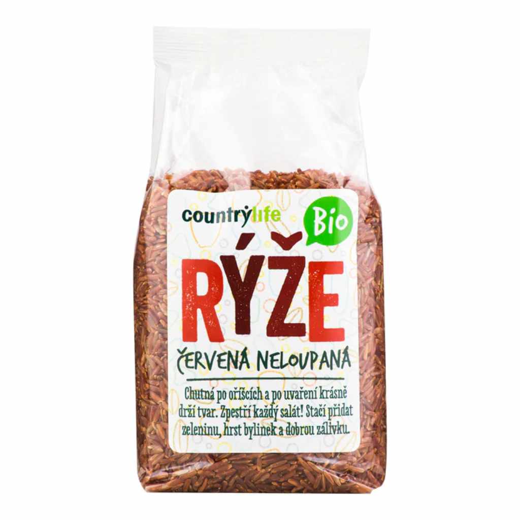 Levně COUNTRY LIFE BIO rýže červená neloupaná 500g