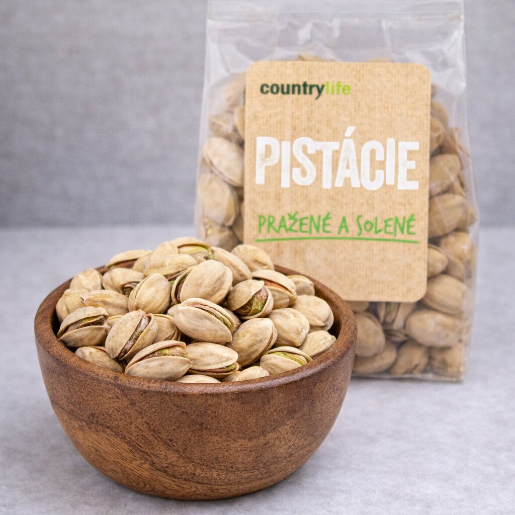 Levně COUNTRY LIFE Pražené a solené pistácie 100g