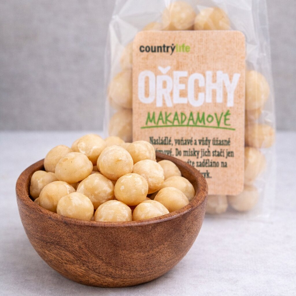 Levně COUNTRY LIFE Makadamové ořechy 80g
