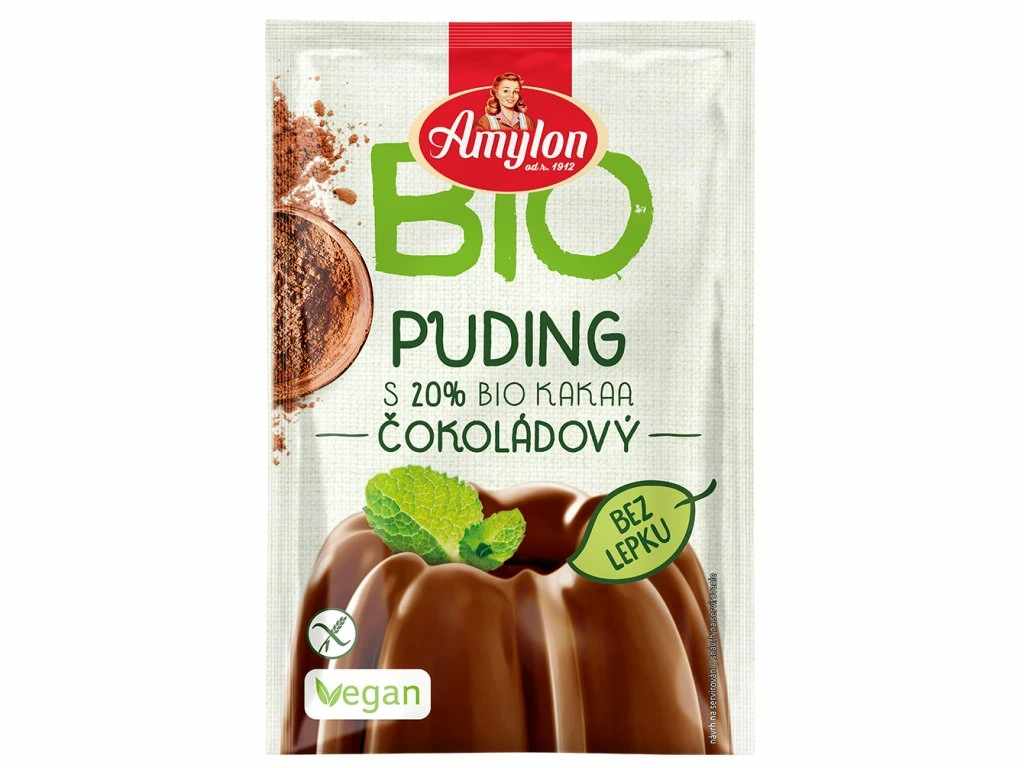 Levně Amylon BIO Čokoládový puding bez lepku 40g