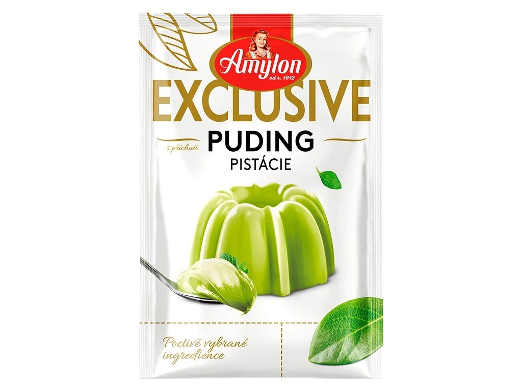 Amylon Exclusive puding pistáciový 40g