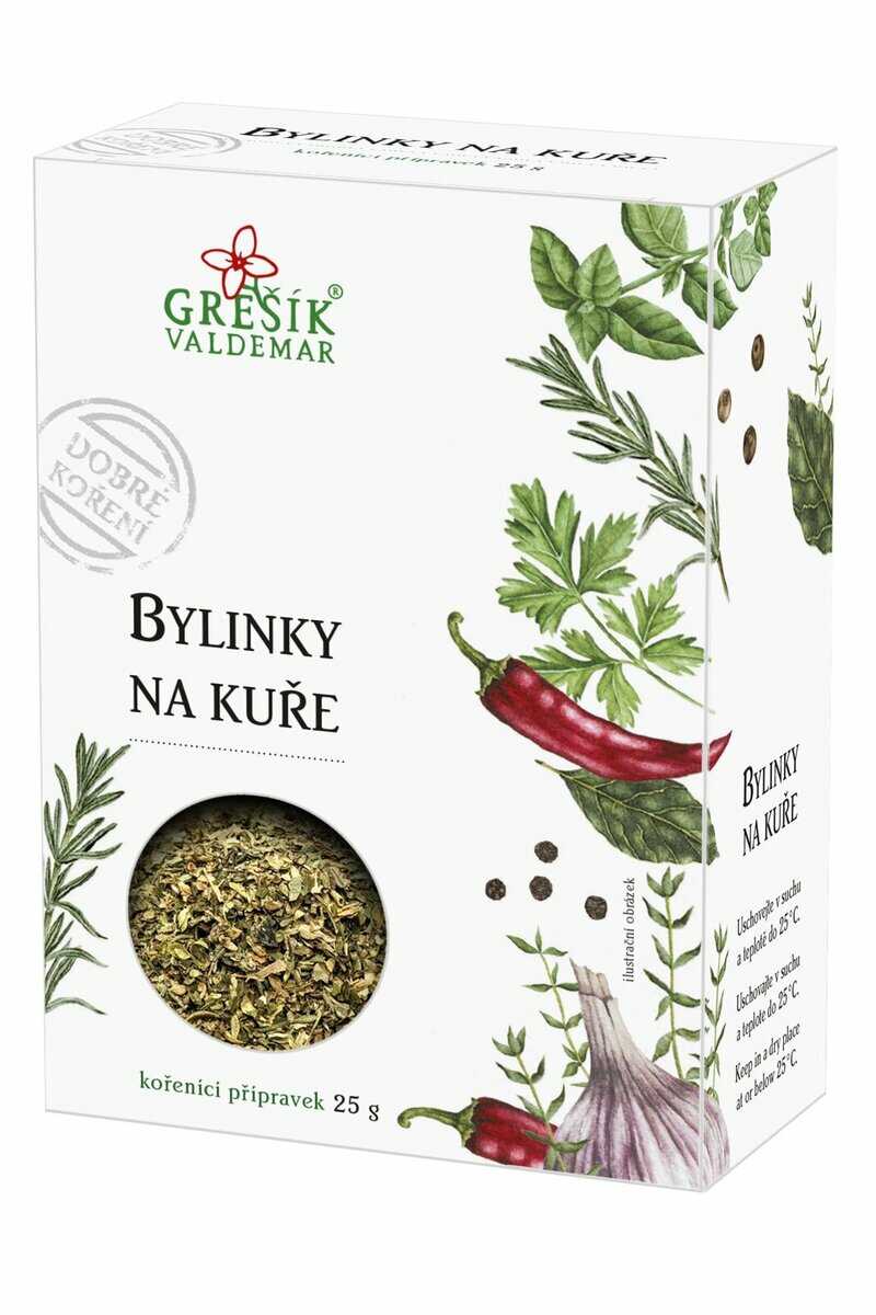 Valdemar Grešík Koření Bylinky na kuře 25g