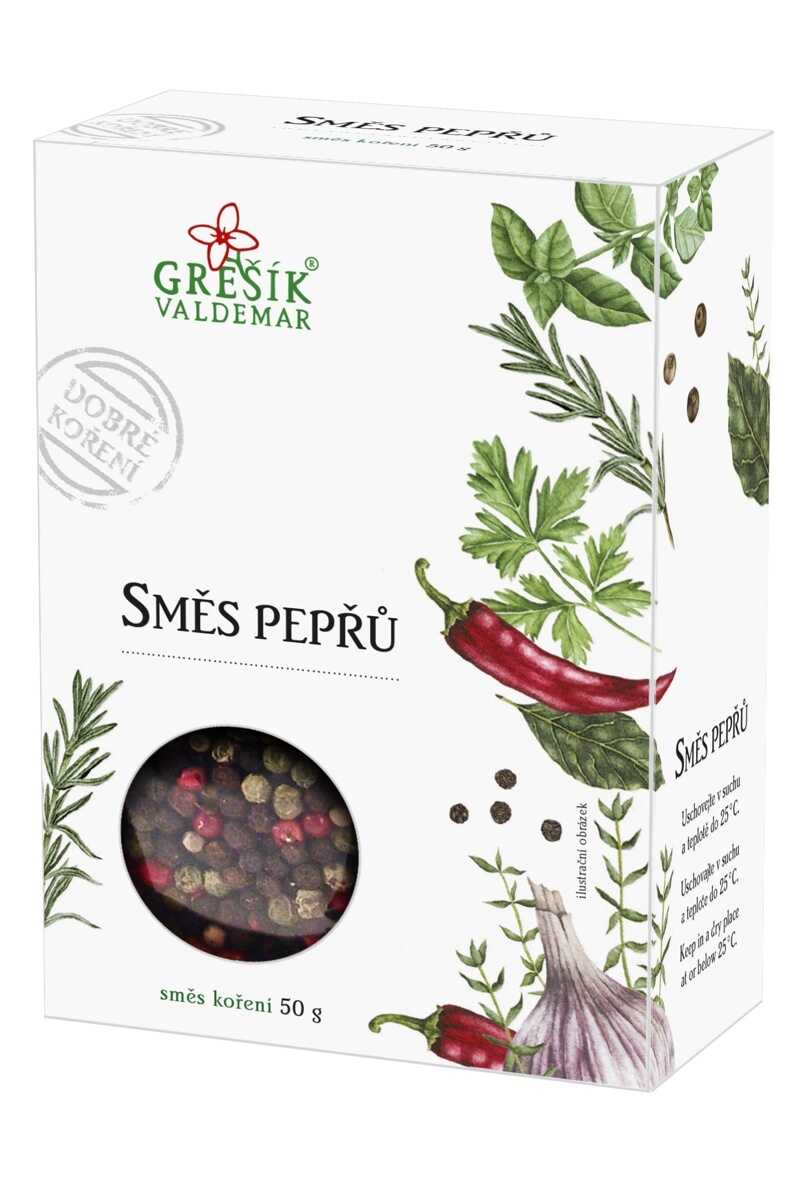 GREŠÍK Dobré koření Směs pepřů 50 g