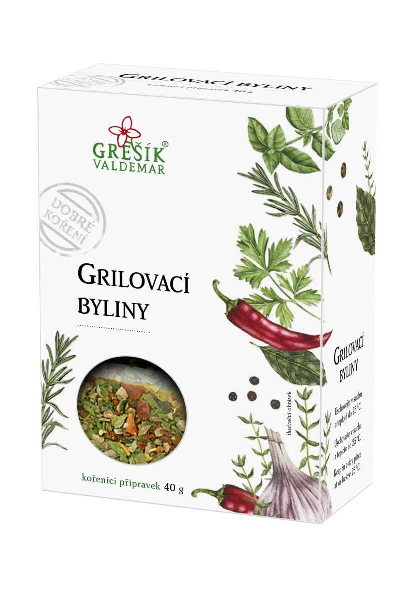 Valdemar Grešík Koření Grilovací byliny Hmotnost: 40 g