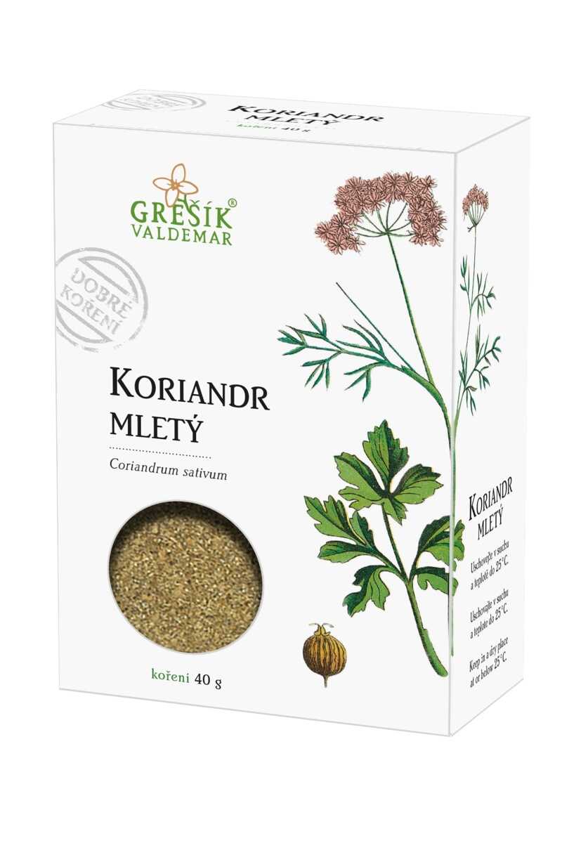 Levně Valdemar Grešík Koriandr mletý 40g