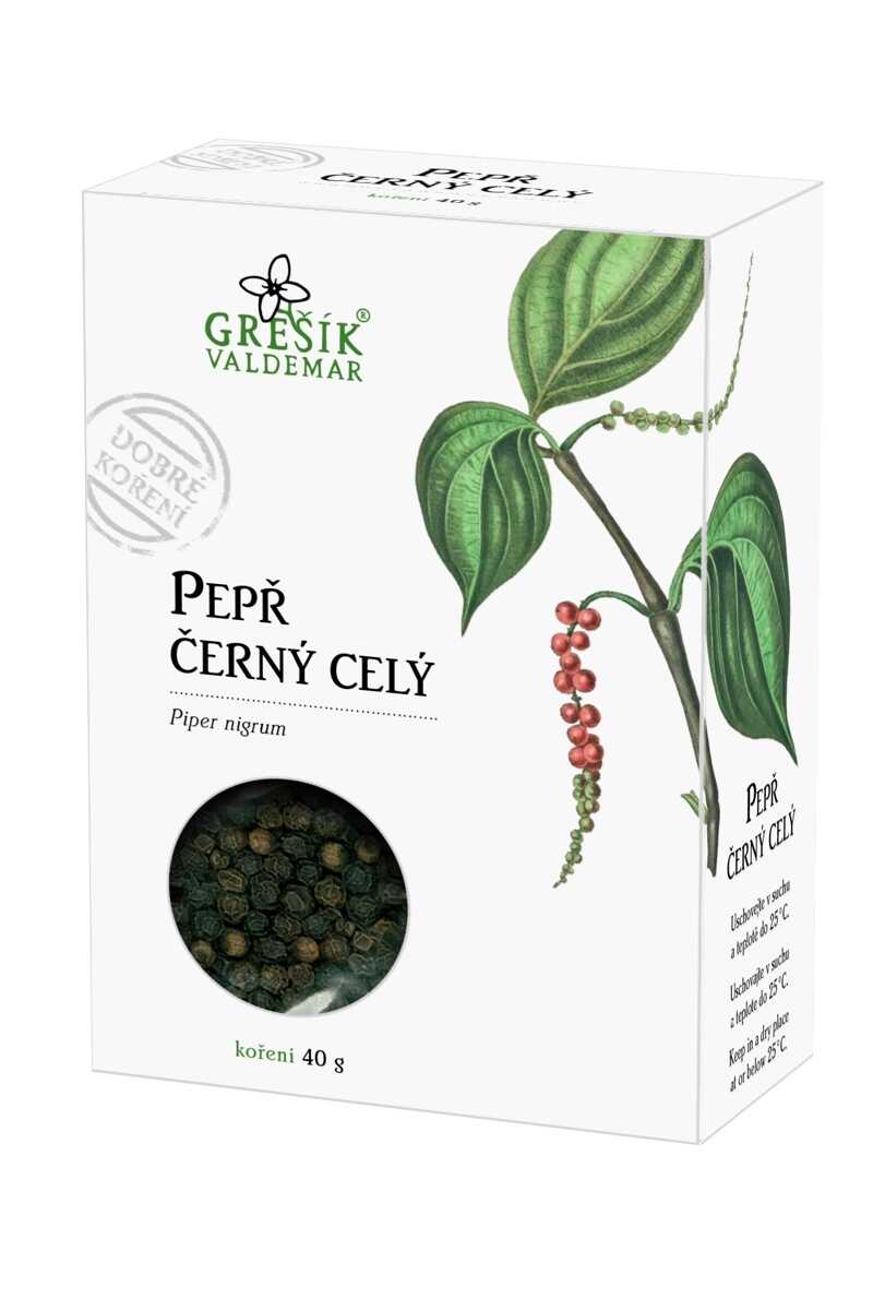 Valdemar Grešík Pepř černý celý 40g