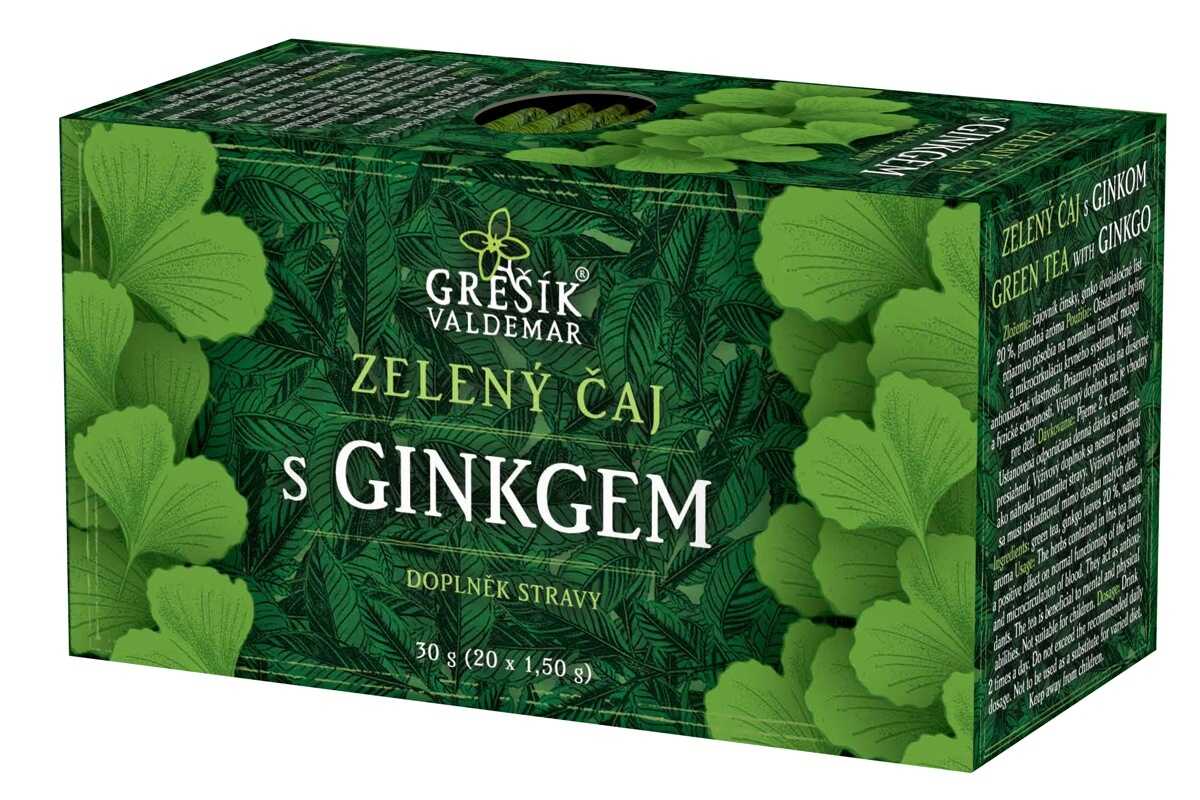 Levně Valdemar Grešík Zelený čaj s ginkgo