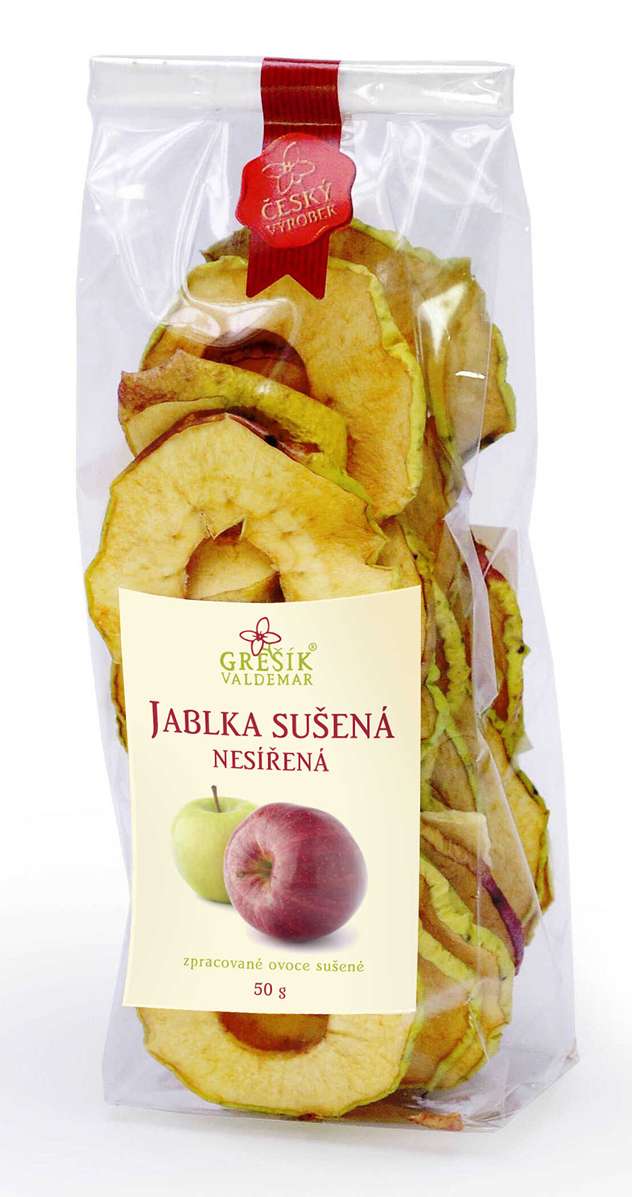 Levně Valdemar Grešík Sušená jablka plátky 50g