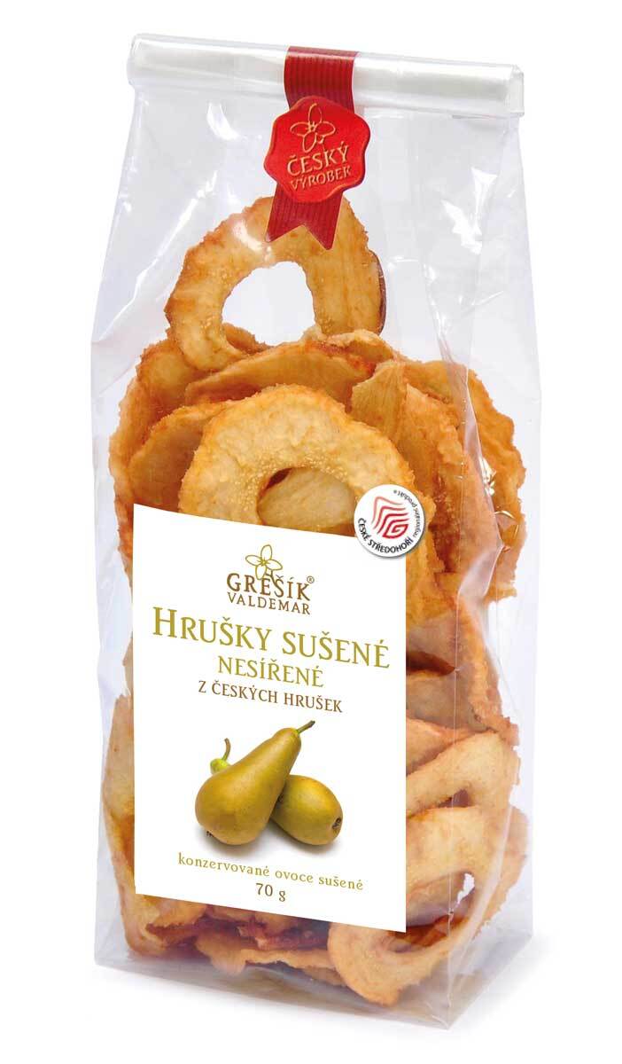 Valdemar Grešík Sušené hrušky plátky 70g
