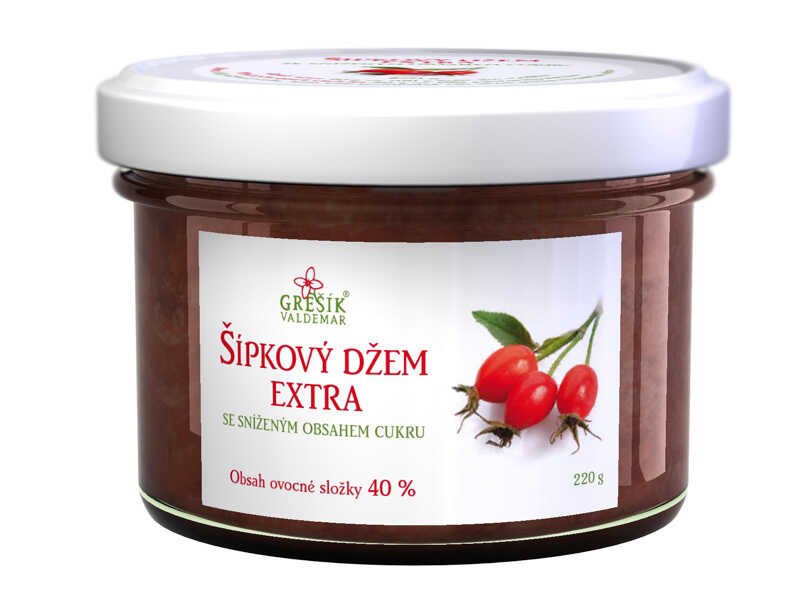 Levně Valdemar Grešík Šípkový džem 220g