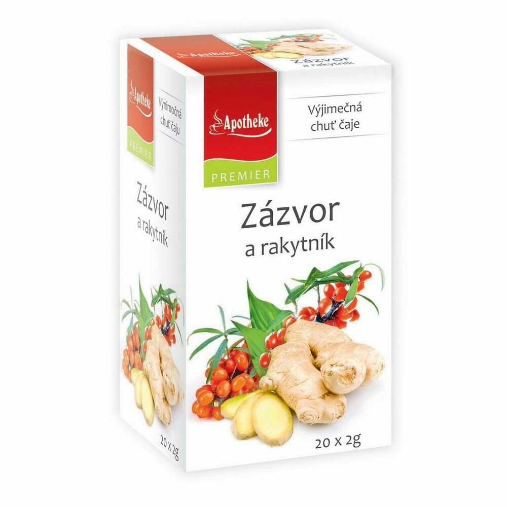 Apotheke Bylinný čaj Zázvor a rakytník