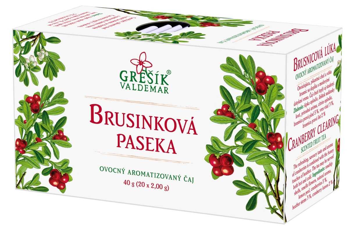 Valdemar Grešík Ovocný čaj Brusinková paseka