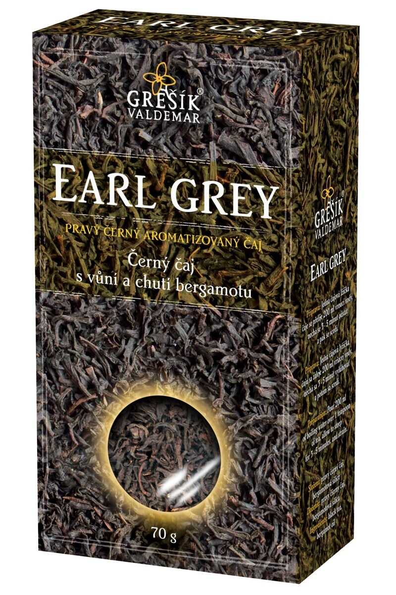 Levně Valdemar Grešík Černý čaj Earl Grey sypaný