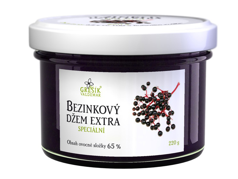 Levně Valdemar Grešík Bezinkový džem 220g