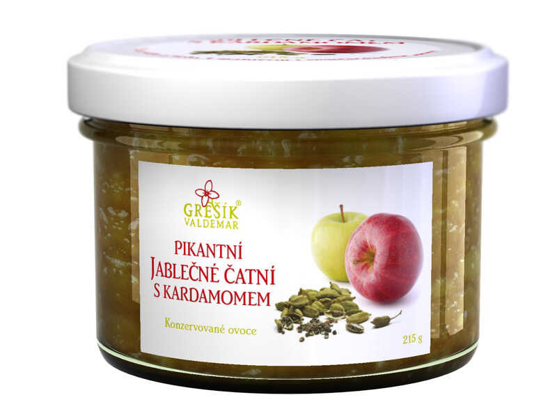 Valdemar Grešík Pikantní jablečné čatní s kardamomem 215g