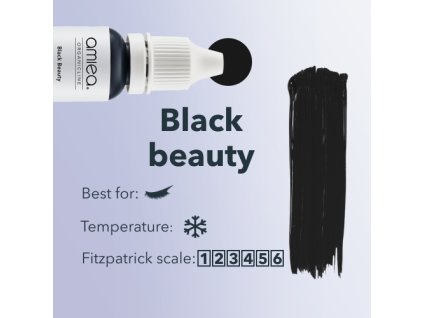 amiea pmu pigments Organicline Black beauty details