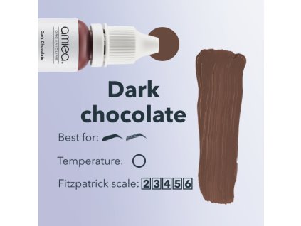 amiea pmu pigments Organicline Dark chocolate details