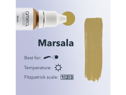 amiea pmu pigments Organicline Marsala details