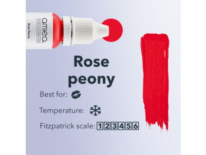 Rose peony details