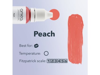 amiea pmu pigments Organicline Peach details