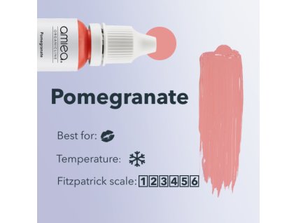 amiea pmu pigments Organicline Pomergranate details