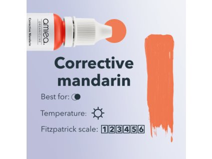amiea pmu pigments Organicline Corrective mandarin details