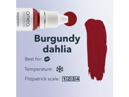 amiea pmu pigments Evolutionline Burgundy dahlia details