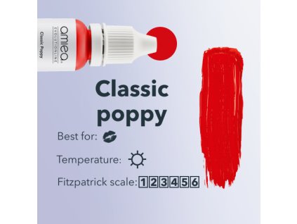 amiea pmu pigments Evolutionline Classic poppy details