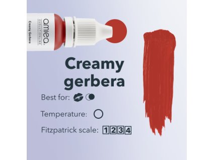 amiea pmu pigments Evolutionline Creamy gerbera details