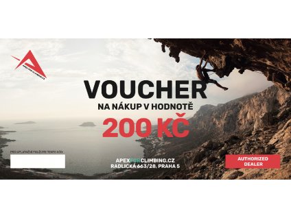 Apex for Climbing - Voucher 200 Kč