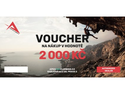 Apex for Climbing - Voucher 2 000 Kč