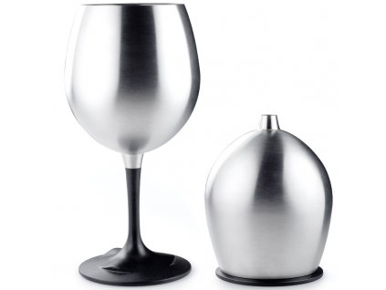 GSI - Glacier Stainless Nesting Wine Glass 449ml