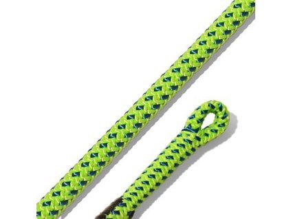 Arboristické lano TEUFELBERGER TACHYON 11,5 mm 1x oko spLIFE - zelená/modrá (Délka 25 m)